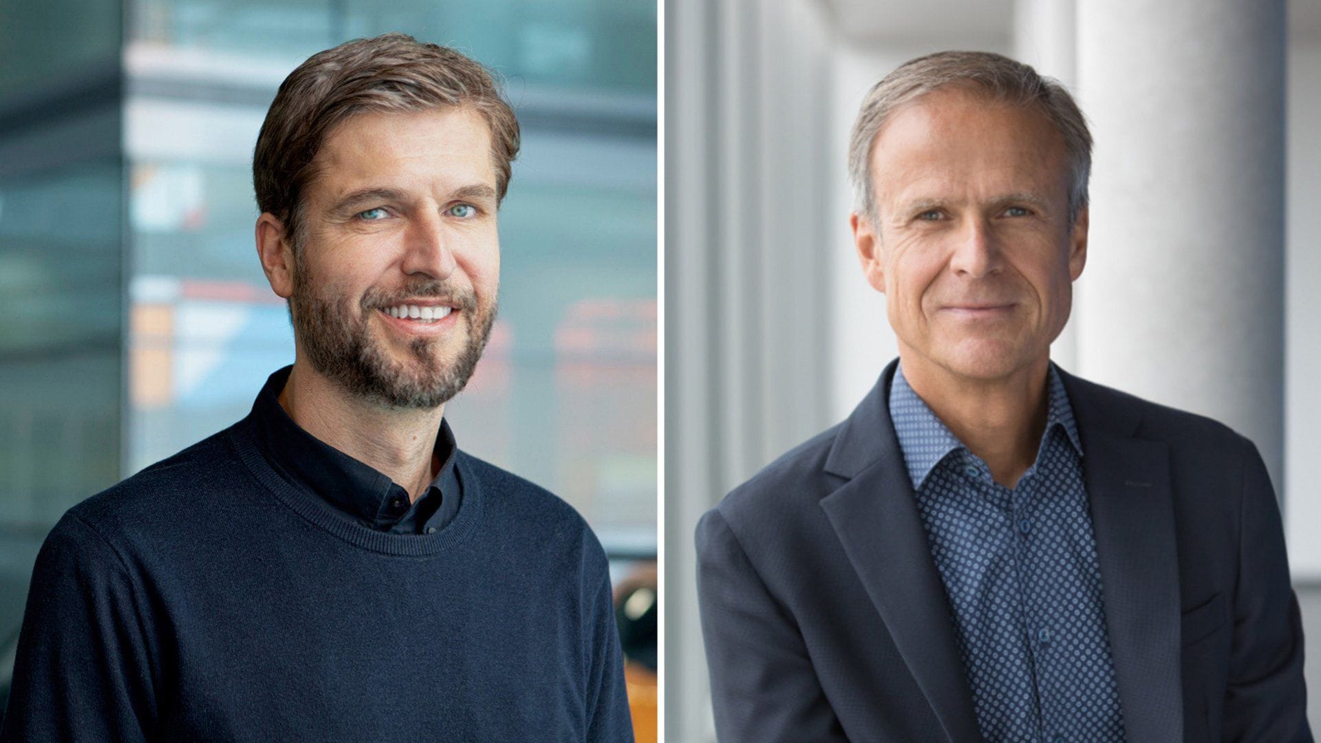 Tobias Sühlmann (links) folgt bereits im Februar als Design-Leiter auf Michael Mauer (rechts).