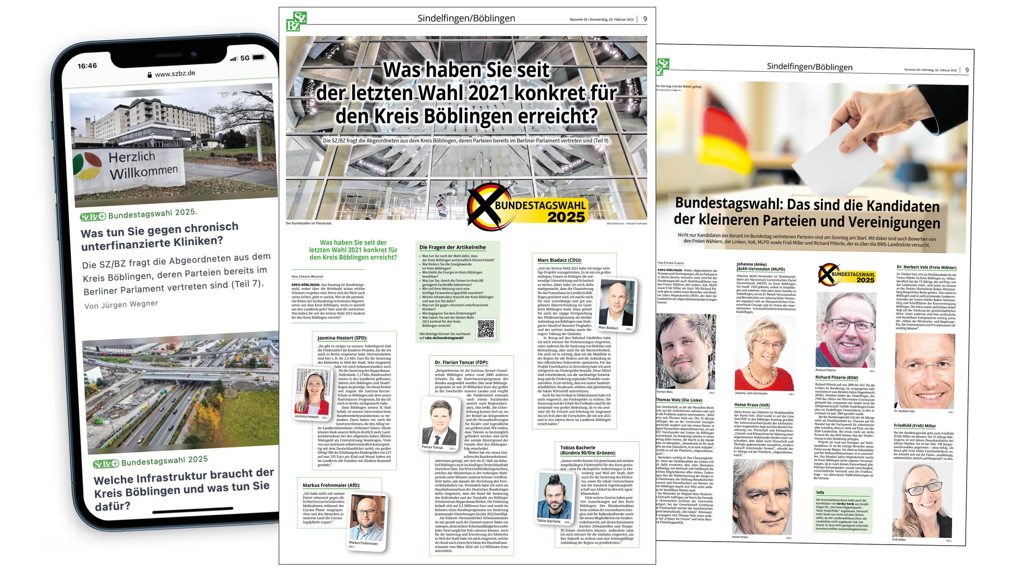Die SZ/BZ hat zur Bundestagswahl ein großes Infopaket geschnürt.