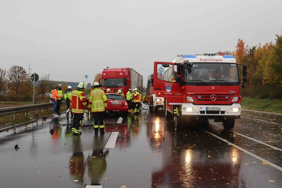 Tödlicher Unfall auf der Bundesstraße.