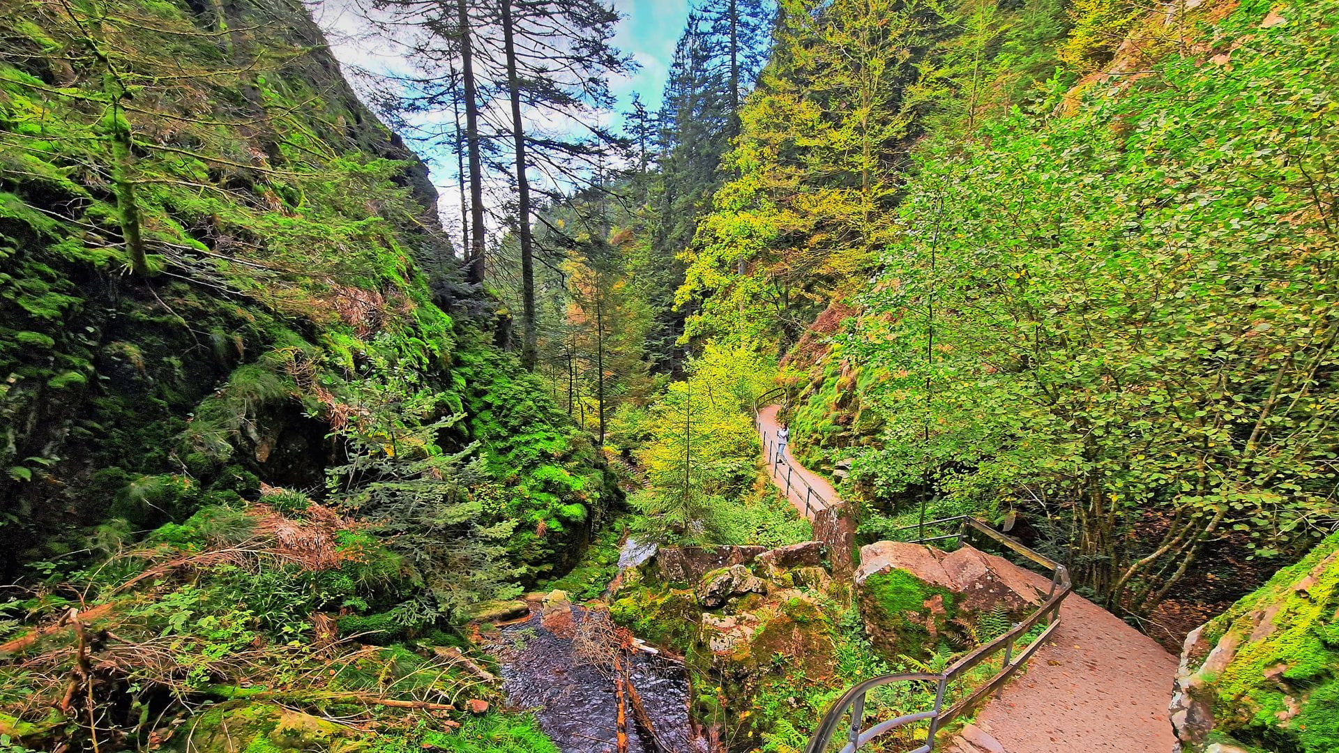 Die Allerheiligen Wasserfälle wurden 1840 erschlossen und gehören zu den schönsten und höchsten Wasserfällen des Schwarzwalds.