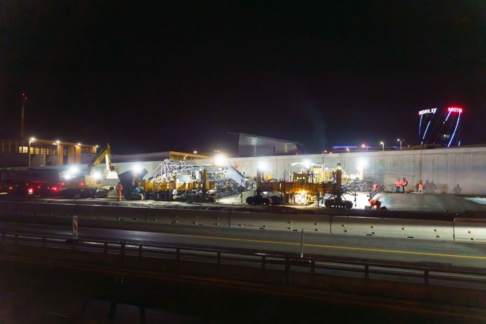 Der nächste Streckenabschnitt der neuen A81 entsteht.