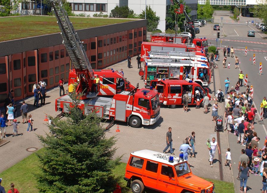 Beim Tag der offenen Tür der Böblinger Feuerwehr im Röhrer Weg gibt es am Sonntag jede Menge zu sehen und zu erleben.     Archivbild: Stampe