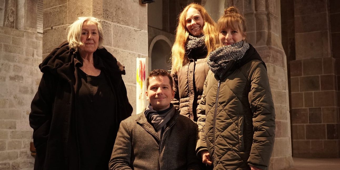 Das Strippenzieher-Quartett von „Path of Miracles“ (von links): Monika Heber-Knobloch, Daniel Tepper, Alicia Jehle und Olivia Musleh.