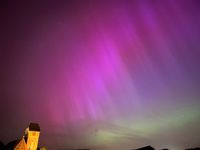 Polarlichter über Magstadt.