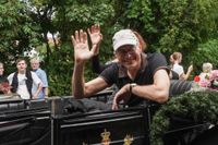 Der historische Festumzug war der Höhepunkt des Maichinger Festwochenendes.