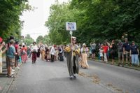 Der historische Festumzug war der Höhepunkt des Maichinger Festwochenendes.
