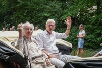 Der historische Festumzug war der Höhepunkt des Maichinger Festwochenendes.