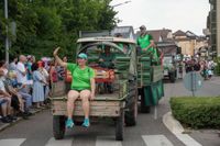 Der historische Festumzug war der Höhepunkt des Maichinger Festwochenendes.