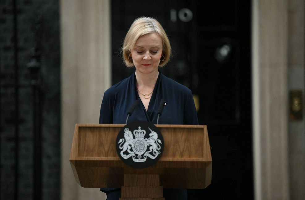 Das Ende einer kurzen Amtszeit: Liz Truss