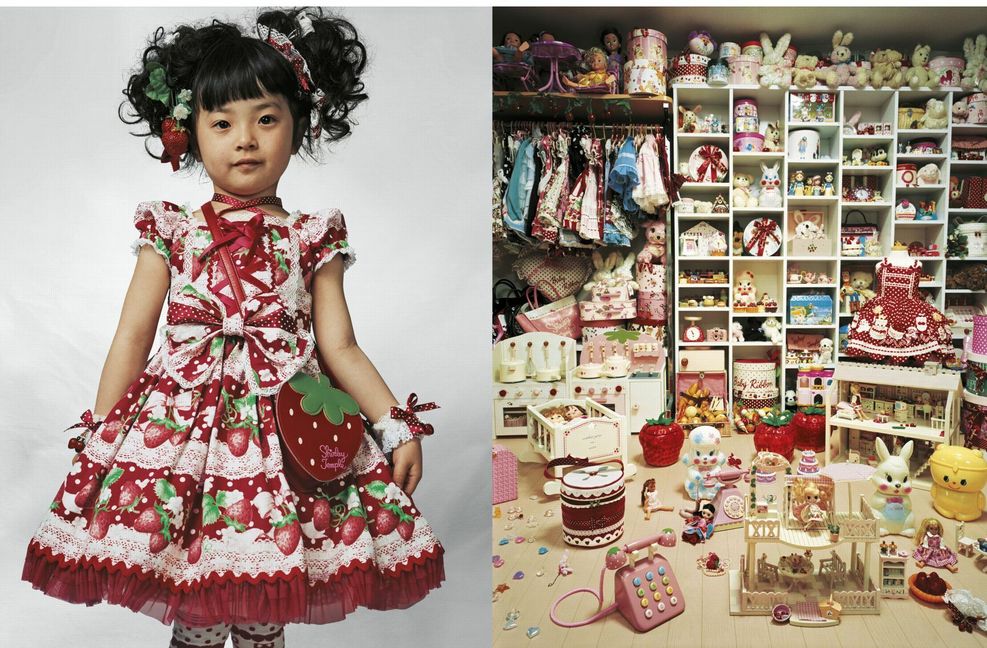 Die vierjährige Kaya lebt mit ihren Eltern in Tokio.
Foto: James Mollison