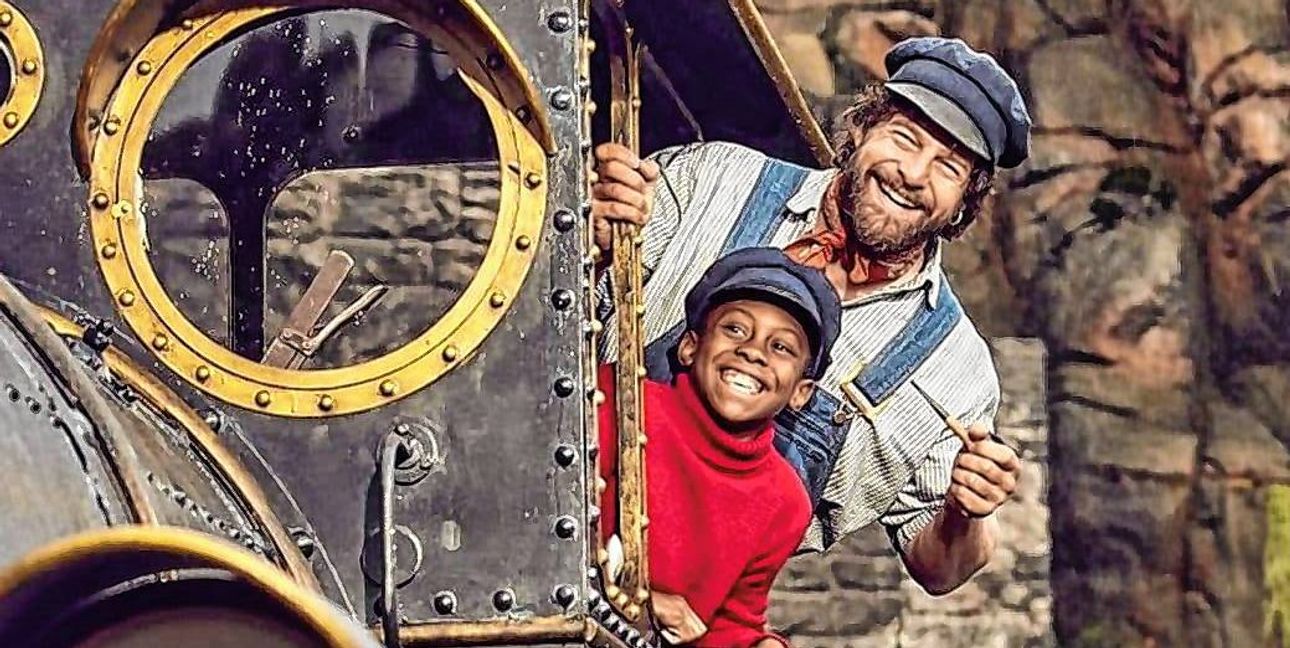 Freunde fürs Leben: Solomon Gordon und Henning Baum als „Jim Knopf und Lukas der Lokomotivführer“.