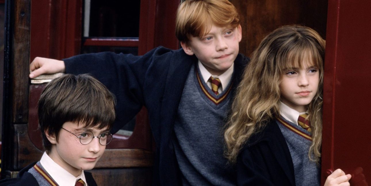 „Harry Potter und der Stein der Weisen“.