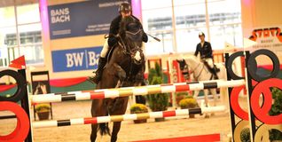 Der Schönaicher Julian Stahl und Prinz Paolino qualifizierten sich auf den letzten Drücker für Stuttgart. Bild:  Häusler