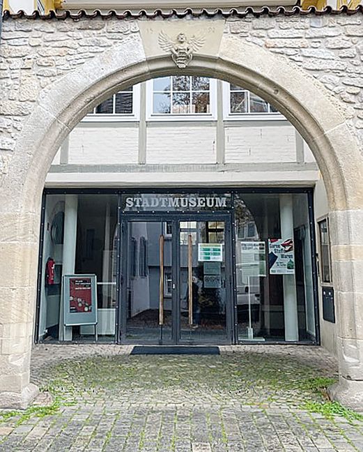 Der Eingang zum Stadtmuseum im Alten Rathaus.