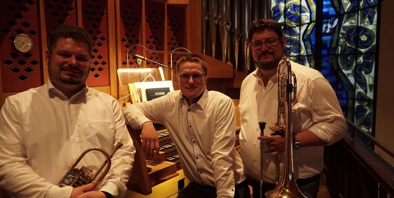 Daniel Wolkober, Joachim Schönball und Michael Wolkober (von links).
