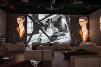 Die immersive Ausstellung „Viva Frida Kahlo“ in der Stuttgarter Schleyerhalle.
