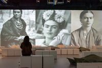 Die immersive Ausstellung „Viva Frida Kahlo“ in der Stuttgarter Schleyerhalle.