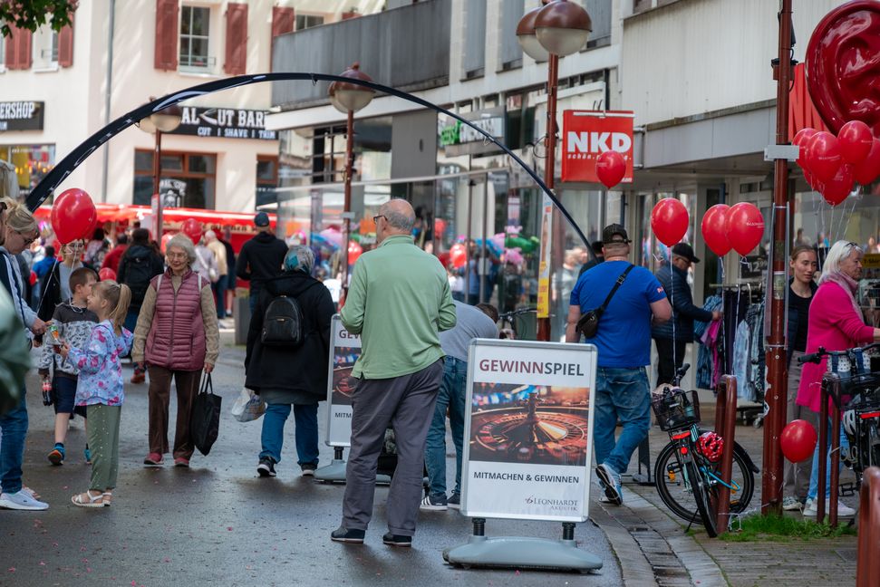Aktionen luden zum Mitmachen ein.