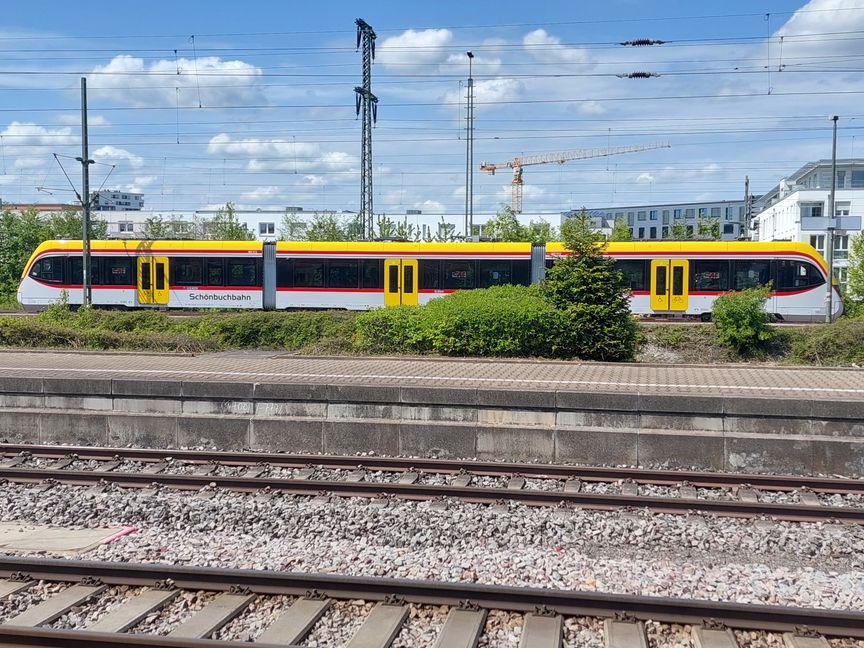 Die Infrastruktur ist ein Thema für die AfD. Dazu gehört auch die Schönbuchbahn.