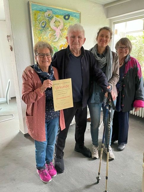 Heidrun Behm, Hans Bäurle, Corinna Steimel, Ruth Ringwald (von links). Bild: z