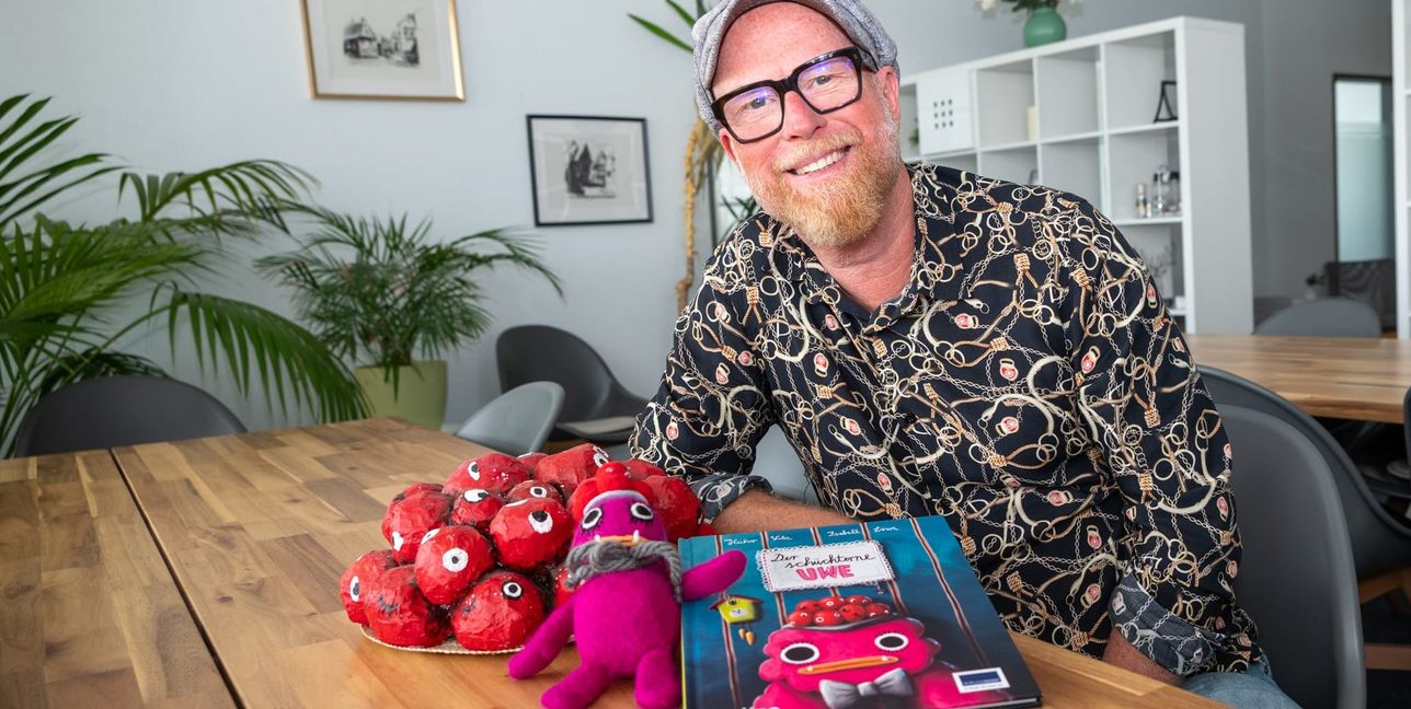 Heiko Volz und sein neues Buch „Der schüchterne Uwe“.