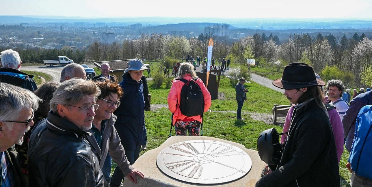 Orientierung bietet die Richtungsscheibung.
