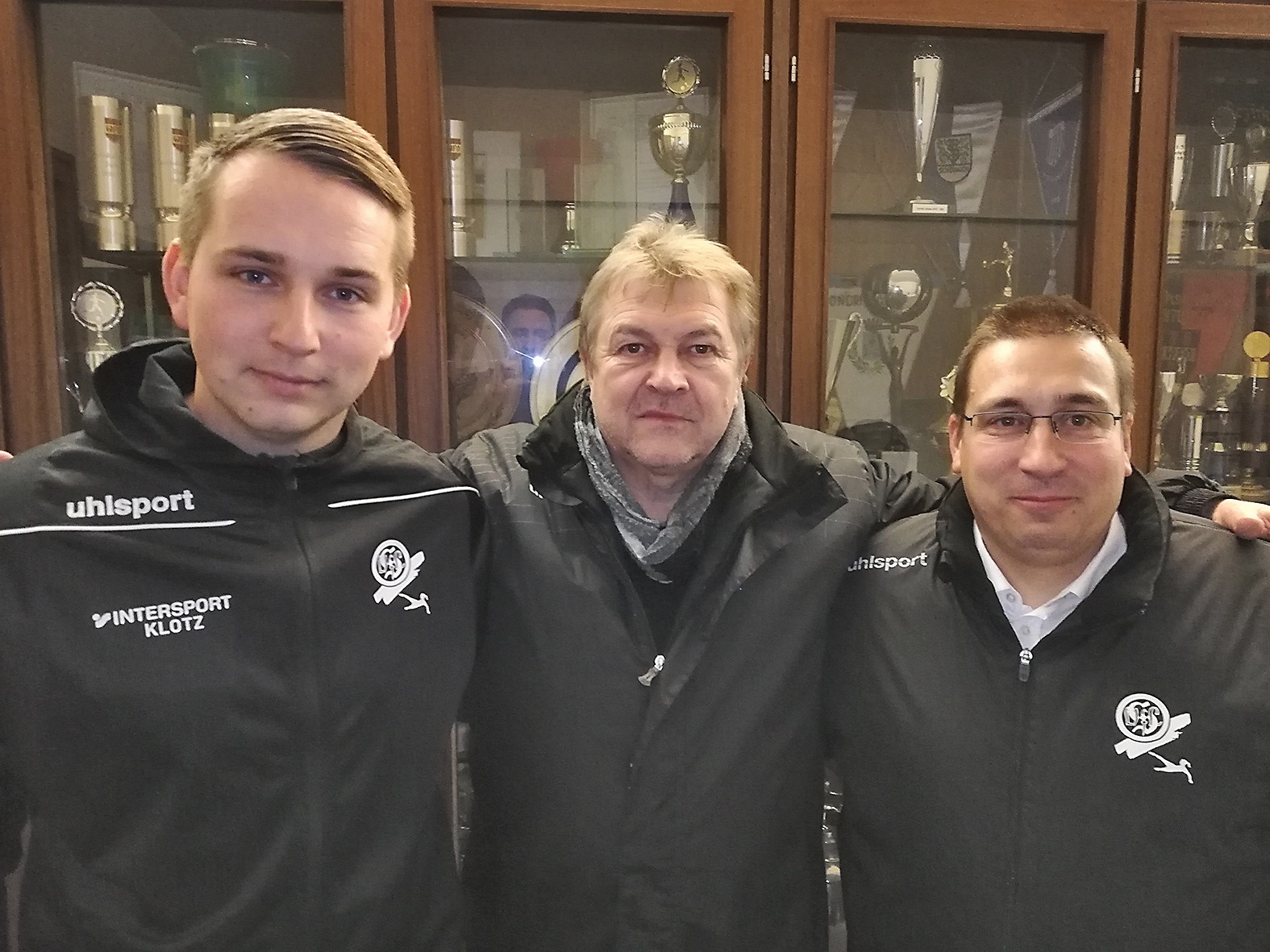 Die drei Macher der Sindelfinger Ladies: Tim Schumann, Josef Klaffschenkel und Marc Pflieger (von links). Das Trio schaut wieder optimistisch.  Bild: Zvizdi