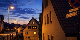 In der Gesamtgemeinde Grafenau wurde, wie hier auch in der Mühlgasse in Döffingen, die Straßenbeleuchtung auf LED umgestellt.