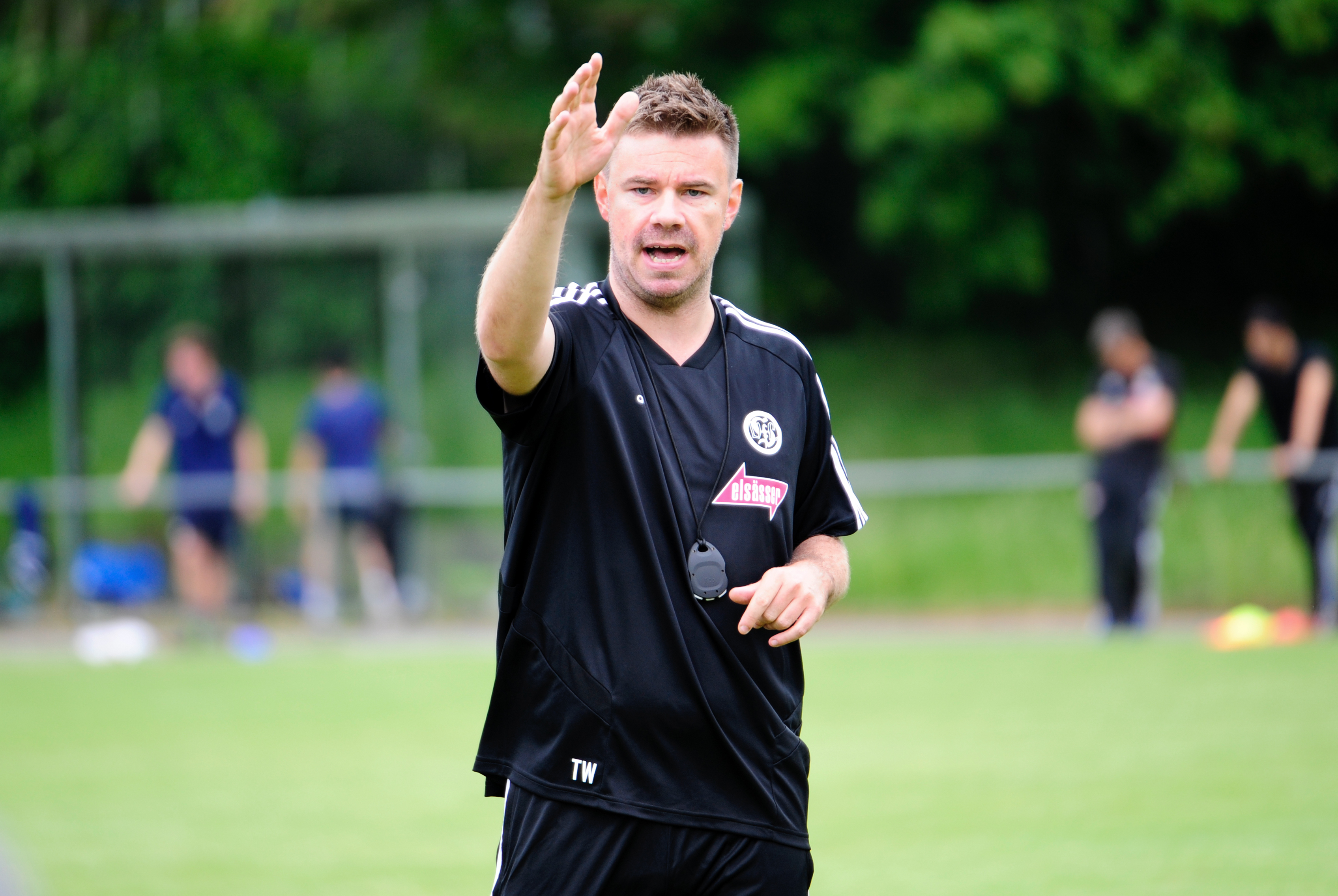7.7.19 Sindelfingen Trainingsauftakt - Trainer Tobias Winter
