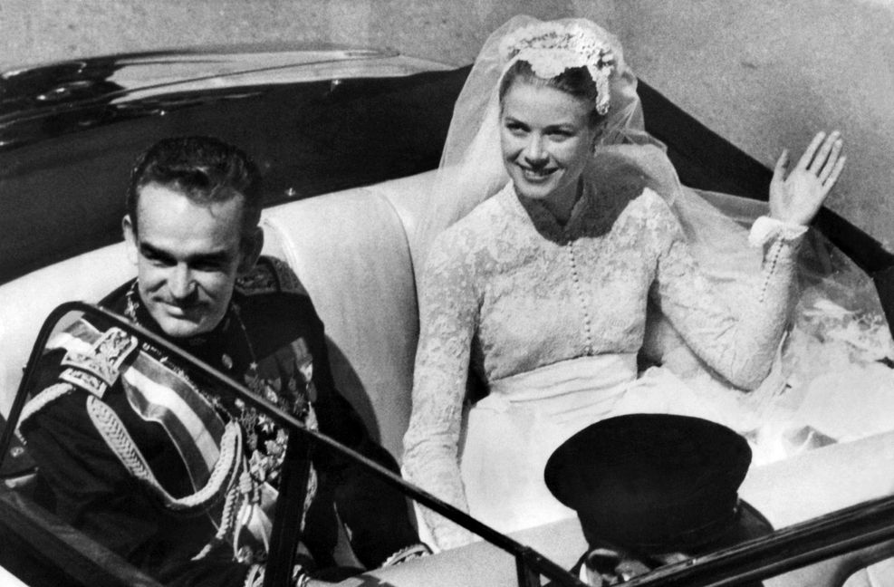 1956 heirateten Fürst Rainier III. und der Hollywood-Star Grace Kelly. Foto: dpa/UPI