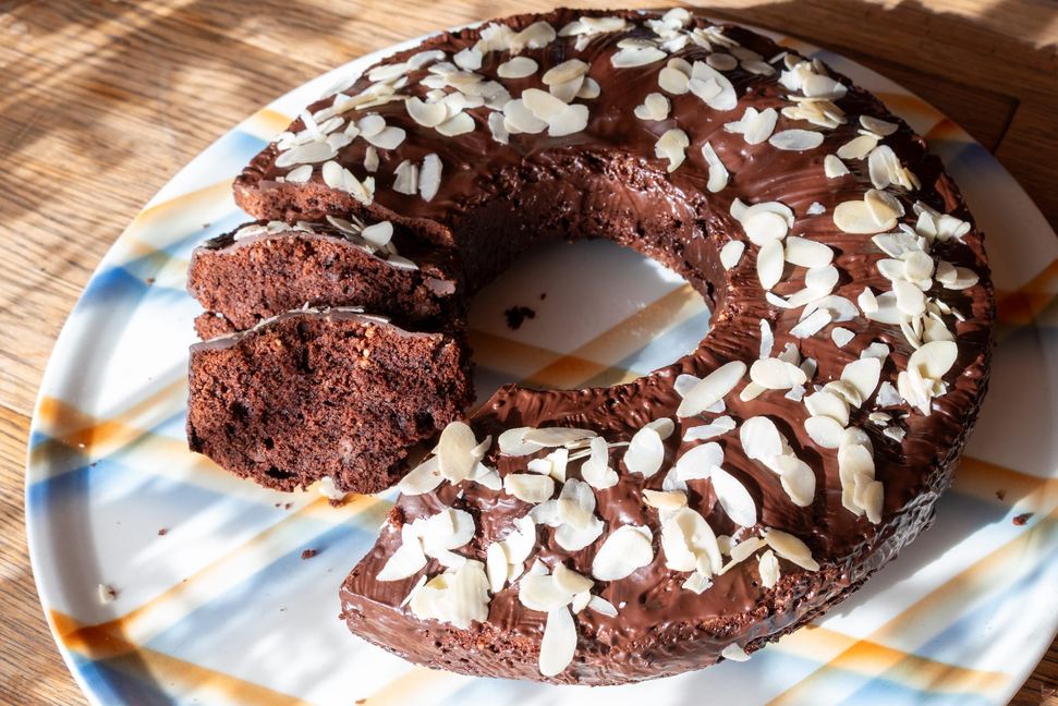 Saftiger Schokoladenkuchen.