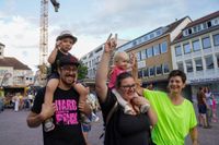 Gute Laune und fette Rocksongs von Led Zeppelin bei Sindelfingen rockt mit der Band "Mothership".