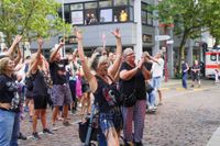 Gute Laune und fette Rocksongs von Led Zeppelin bei Sindelfingen rockt mit der Band "Mothership".