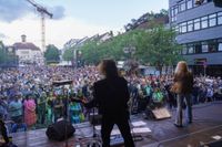 Gute Laune und fette Rocksongs von Led Zeppelin bei Sindelfingen rockt mit der Band "Mothership".