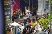 Gute Laune und fette Rocksongs von Led Zeppelin bei Sindelfingen rockt mit der Band "Mothership".