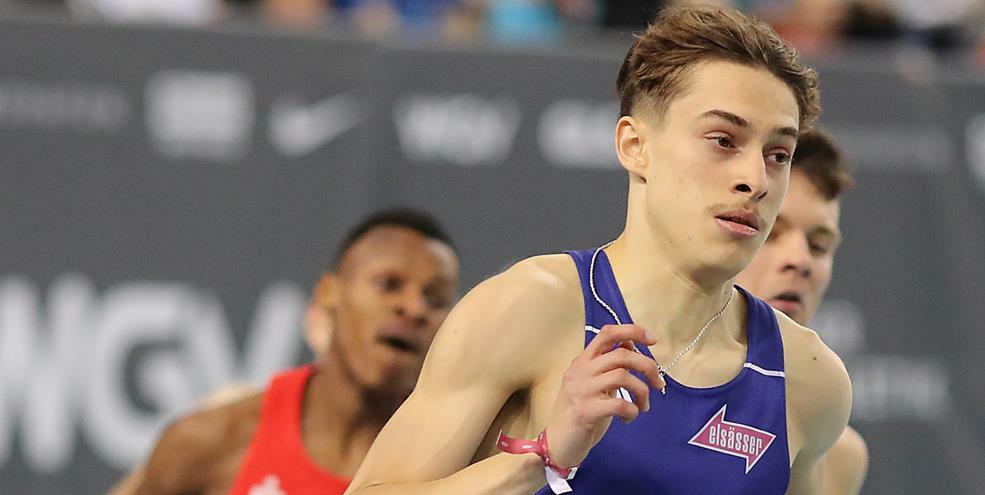 Über die 800 Meter in Leipzig eine Klasse für sich: der Sindelfinger Alexander Stepanov.