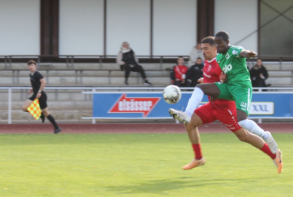 Adrian Heinle soll in Oberensingen seine Schnelligkeit ausspielen. Bild Oberdorfer