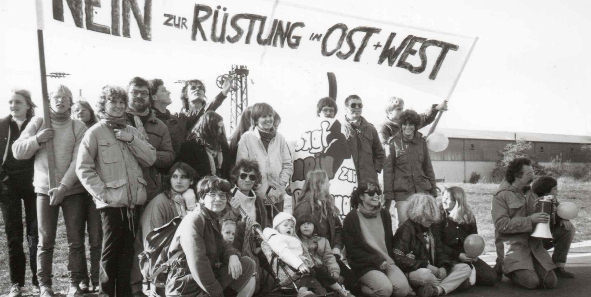 Einst wurde mit Menschenketten Stimmung für die Abrüstung gemacht.