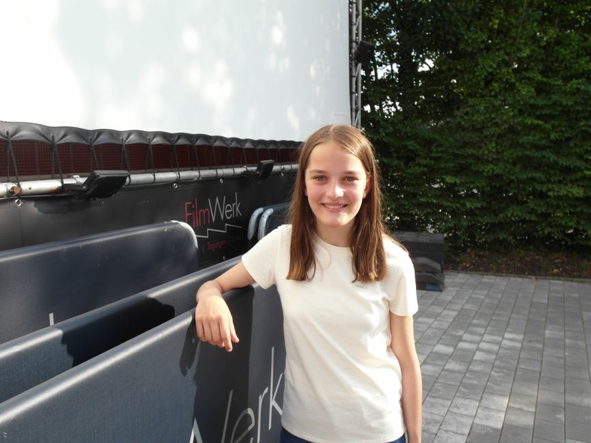 Die Hauptperson: Drehbuch-Autorin Franziska Borst.   Bild: Staber