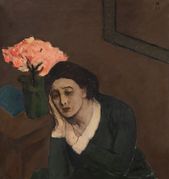 Aus tausend grünen Spiegeln: So lautet der Titel der Ausstellung der Galerie Schlichtenmaier auf Schloss Dätzingen, die am Sonntag, 29. Juni um 11 Uhr eröffnet wird. Die Macher zeigen Werke zu Blumen und andere florale Impressionen aus ihrem Bestand namhafter Künstler der klassischen Moderne. Hinterher zu sehen bis 13. Zum September: Mi-Fr 11-18.30 Uhr, Sa 11-16 Uhr und nach Vereinbarung. Siehe auch www.schlichtenmaier.de. Unser Bild zeigt Heinrich Altherrs „Mädchen mit Azaleenstock - Fassung I, 1925“.