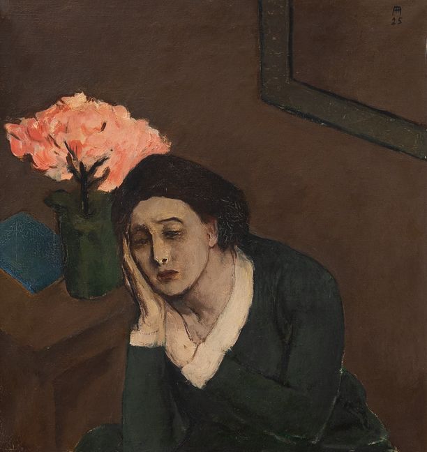 Aus tausend grünen Spiegeln: So lautet der Titel der Ausstellung der Galerie Schlichtenmaier auf Schloss Dätzingen, die am Sonntag, 29. Juni um 11 Uhr eröffnet wird. Die Macher zeigen Werke zu Blumen und andere florale Impressionen aus ihrem Bestand namhafter Künstler der klassischen Moderne. Hinterher zu sehen bis 13. Zum September: Mi-Fr 11-18.30 Uhr, Sa 11-16 Uhr und nach Vereinbarung. Siehe auch www.schlichtenmaier.de. Unser Bild zeigt Heinrich Altherrs „Mädchen mit Azaleenstock - Fassung I, 1925“.