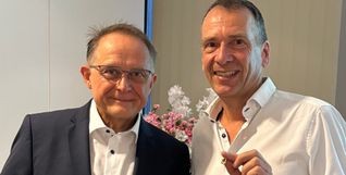 Karl-Heinz Belser (links im Bild) und Peter Röhm