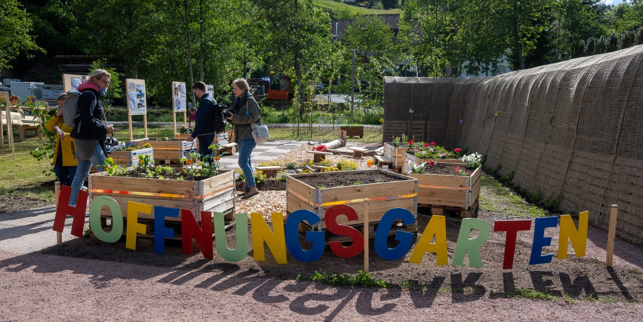 Der Hoffungsgarten ist eines der zahlreichen Bürgerprojekte.