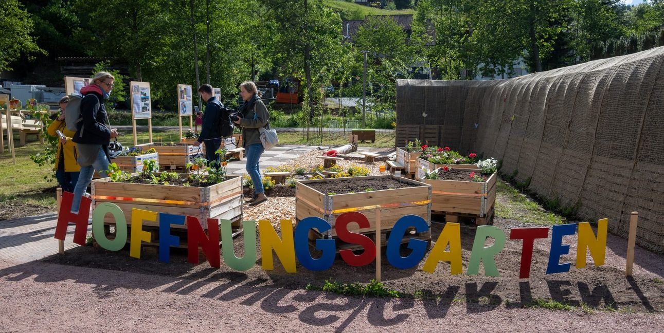 Der Hoffungsgarten ist eines der zahlreichen Bürgerprojekte.