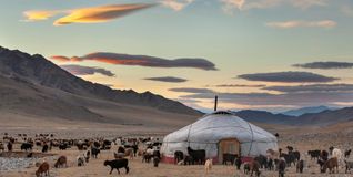 In der Mongolei gehörenJurten zur Tradition.