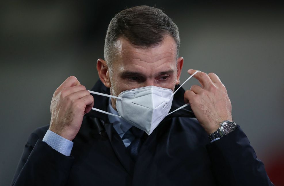 Der ukrainische Trainer Andrej Schewschenko in Leipzig.