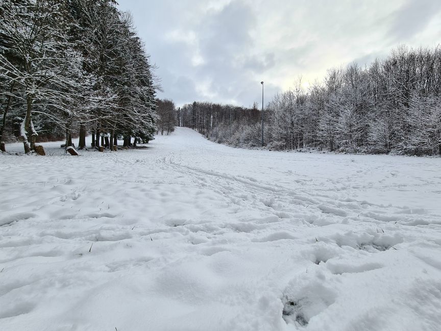 Der Skihang in Sindelfingen ist wie leergefegt. Bild: Gospodarczyk