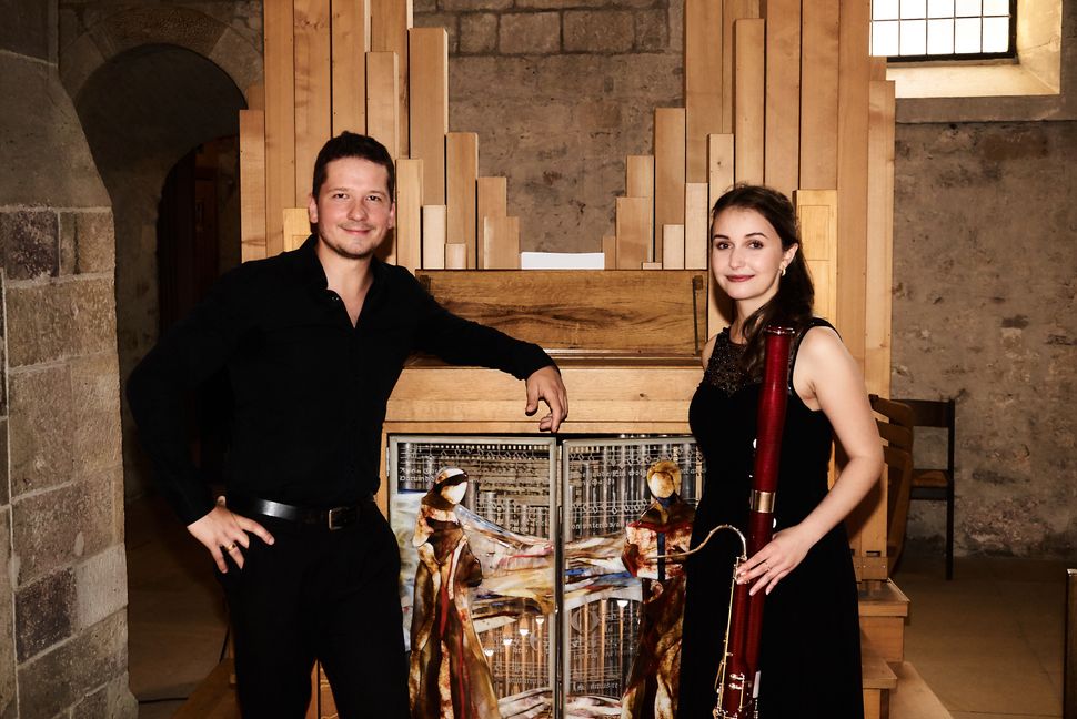 Daniel Tepper und Jorid-Rabea Haakh. Bild: Heiden
