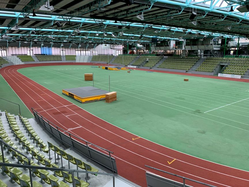 Leer: Das ist in diesem Jahr die nackte Realität im Glaspalast. Bild: z