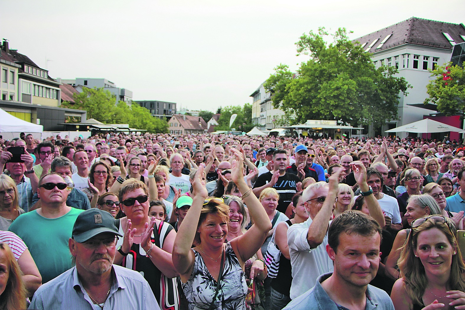 An fünf Mittwochen wurde im August bei „Sindelfingen rockt“ auf dem Marktplatz gefeiert. Wie es im nächsten Jahr weitergeht, steht noch nicht fest. Bild: Klein/A